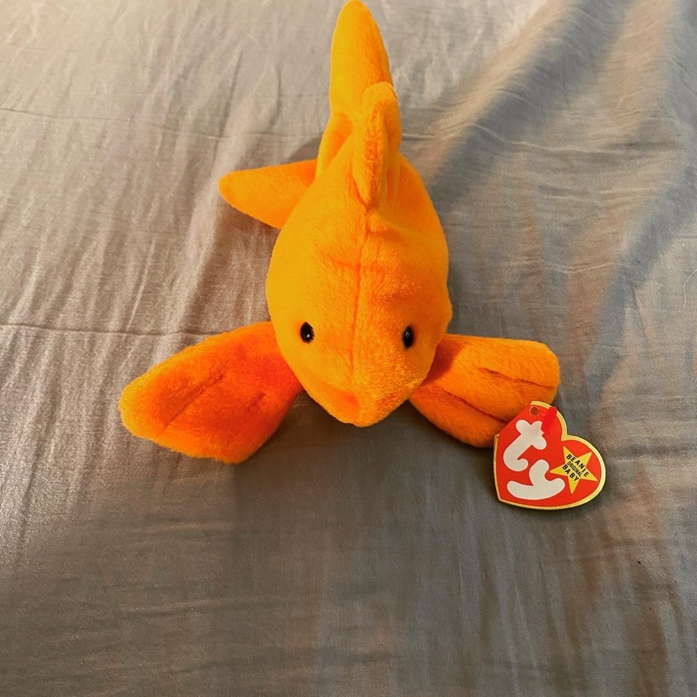 Vintage Goldie the goldfish Beanie Baby - Picture 1 of 4